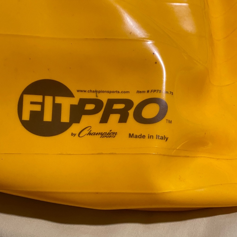 Two stability balls. 75cm and 55cm.